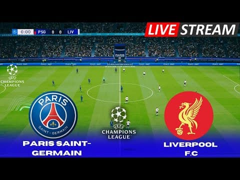 LIVE🔴:  Paris Saint-Germain VS Liverpool F.C | UEFA CHAMPIONS LEAGUE 24/25 RO16 | PES 21 SIMULATION|